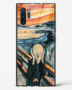 The Scream in Technicolor [Edvard Munch] Glass Case Phone Cover (Samsung)