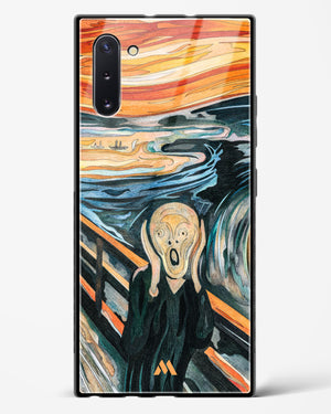 The Scream in Technicolor [Edvard Munch] Glass Case Phone Cover (Samsung)