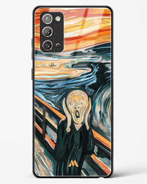 The Scream in Technicolor [Edvard Munch] Glass Case Phone Cover (Samsung)