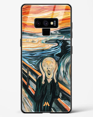 The Scream in Technicolor [Edvard Munch] Glass Case Phone Cover (Samsung)