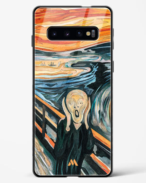 The Scream in Technicolor [Edvard Munch] Glass Case Phone Cover (Samsung)