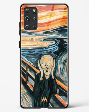 The Scream in Technicolor [Edvard Munch] Glass Case Phone Cover (Samsung)