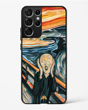 The Scream in Technicolor [Edvard Munch] Glass Case Phone Cover (Samsung)