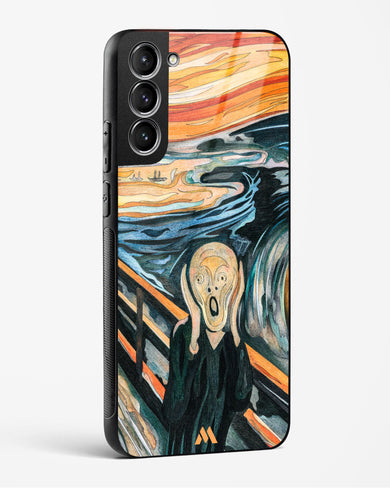 The Scream in Technicolor [Edvard Munch] Glass Case Phone Cover (Samsung)