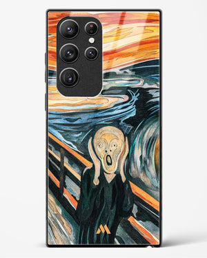 The Scream in Technicolor [Edvard Munch] Glass Case Phone Cover (Samsung)