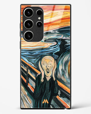The Scream in Technicolor [Edvard Munch] Glass Case Phone Cover (Samsung)