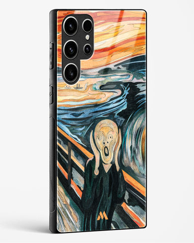 The Scream in Technicolor [Edvard Munch] Glass Case Phone Cover (Samsung)