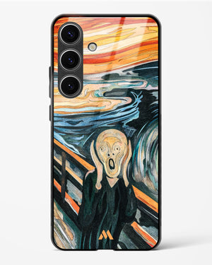 The Scream in Technicolor [Edvard Munch] Glass Case Phone Cover (Samsung)