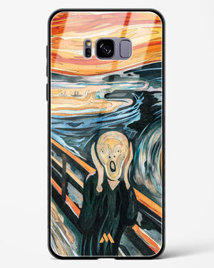 The Scream in Technicolor [Edvard Munch] Glass Case Phone Cover (Samsung)