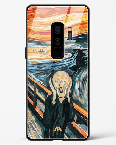 The Scream in Technicolor [Edvard Munch] Glass Case Phone Cover (Samsung)