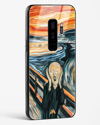 The Scream in Technicolor [Edvard Munch] Glass Case Phone Cover (Samsung)