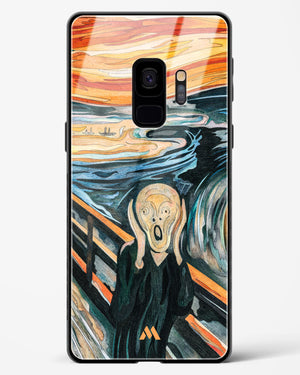 The Scream in Technicolor [Edvard Munch] Glass Case Phone Cover (Samsung)