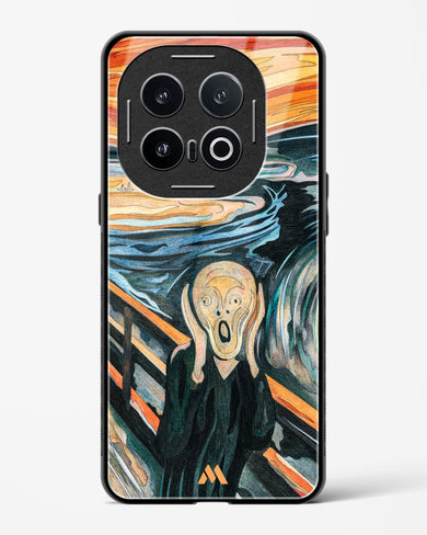 The Scream in Technicolor [Edvard Munch] Glass Case Phone Cover (Vivo)