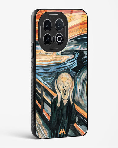 The Scream in Technicolor [Edvard Munch] Glass Case Phone Cover (Vivo)