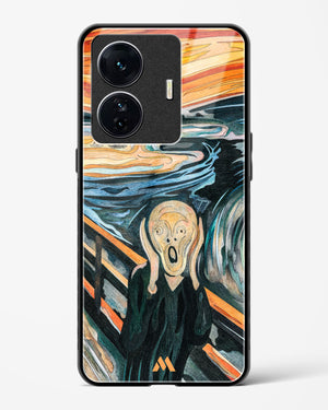 The Scream in Technicolor [Edvard Munch] Glass Case Phone Cover (Vivo)