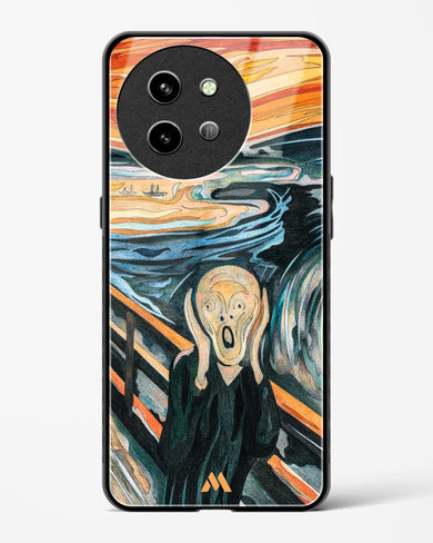 The Scream in Technicolor [Edvard Munch] Glass Case Phone Cover (Vivo)