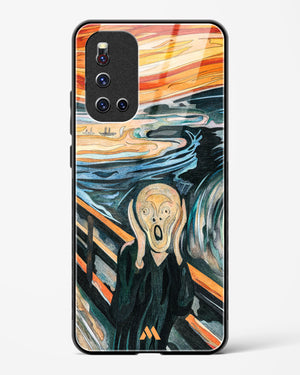 The Scream in Technicolor [Edvard Munch] Glass Case Phone Cover (Vivo)