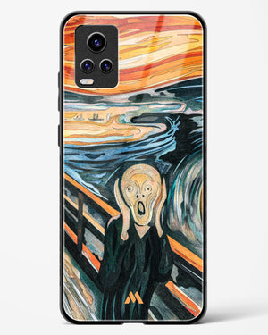 The Scream in Technicolor [Edvard Munch] Glass Case Phone Cover (Vivo)