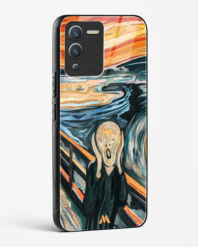 The Scream in Technicolor [Edvard Munch] Glass Case Phone Cover (Vivo)