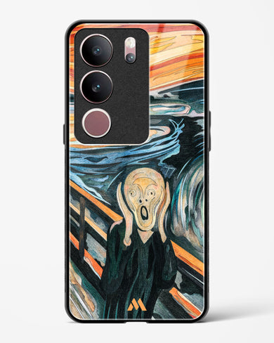 The Scream in Technicolor [Edvard Munch] Glass Case Phone Cover (Vivo)