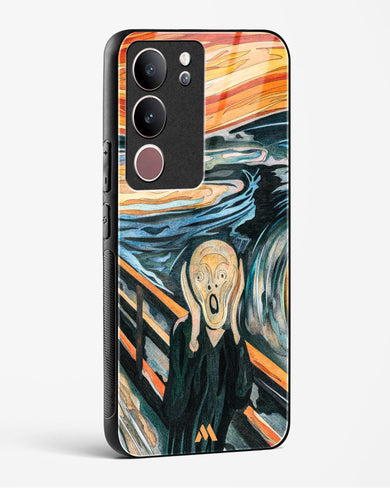 The Scream in Technicolor [Edvard Munch] Glass Case Phone Cover (Vivo)