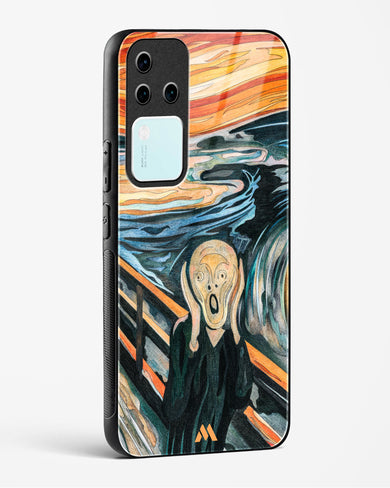 The Scream in Technicolor [Edvard Munch] Glass Case Phone Cover (Vivo)