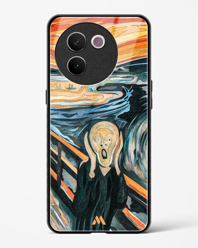 The Scream in Technicolor [Edvard Munch] Glass Case Phone Cover (Vivo)