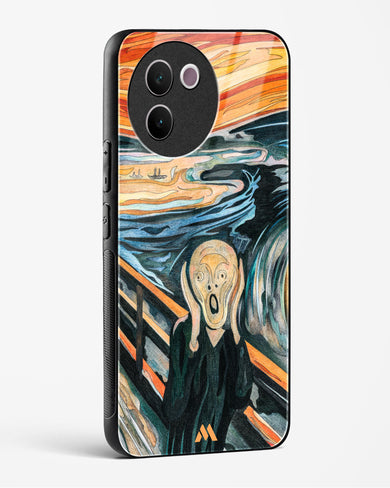 The Scream in Technicolor [Edvard Munch] Glass Case Phone Cover (Vivo)