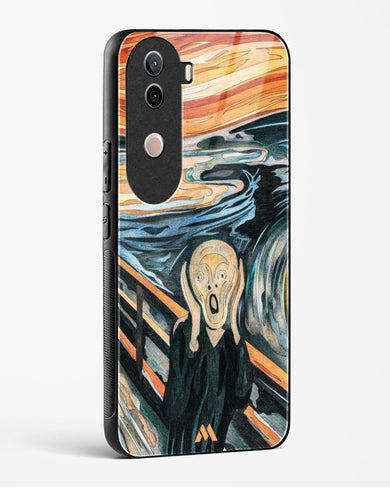 The Scream in Technicolor [Edvard Munch] Glass Case Phone Cover (Vivo)