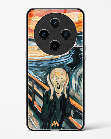 The Scream in Technicolor [Edvard Munch] Glass Case Phone Cover (Vivo)