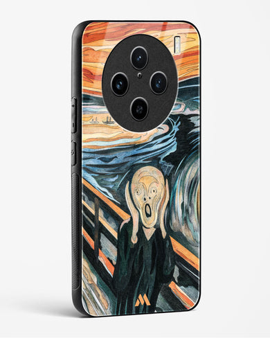 The Scream in Technicolor [Edvard Munch] Glass Case Phone Cover (Vivo)