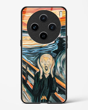 The Scream in Technicolor [Edvard Munch] Glass Case Phone Cover (Vivo)
