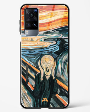 The Scream in Technicolor [Edvard Munch] Glass Case Phone Cover (Vivo)
