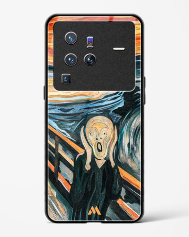 The Scream in Technicolor [Edvard Munch] Glass Case Phone Cover (Vivo)