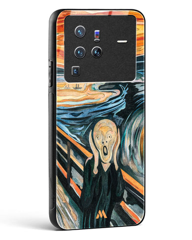The Scream in Technicolor [Edvard Munch] Glass Case Phone Cover (Vivo)