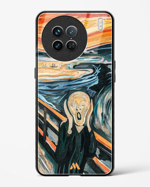 The Scream in Technicolor [Edvard Munch] Glass Case Phone Cover (Vivo)
