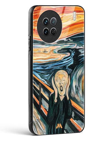 The Scream in Technicolor [Edvard Munch] Glass Case Phone Cover (Vivo)