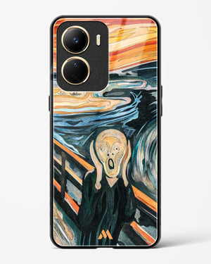 The Scream in Technicolor [Edvard Munch] Glass Case Phone Cover (Vivo)