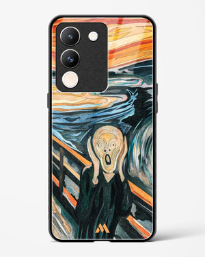 The Scream in Technicolor [Edvard Munch] Glass Case Phone Cover (Vivo)