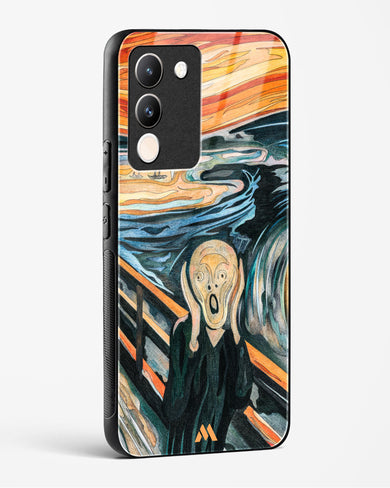 The Scream in Technicolor [Edvard Munch] Glass Case Phone Cover (Vivo)