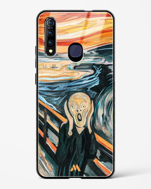 The Scream in Technicolor [Edvard Munch] Glass Case Phone Cover (Vivo)