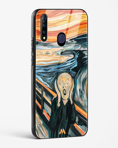 The Scream in Technicolor [Edvard Munch] Glass Case Phone Cover (Vivo)