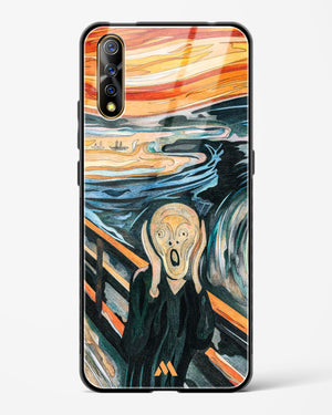 The Scream in Technicolor [Edvard Munch] Glass Case Phone Cover (Vivo)