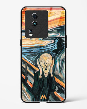 The Scream in Technicolor [Edvard Munch] Glass Case Phone Cover (Vivo)
