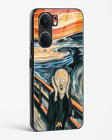 The Scream in Technicolor [Edvard Munch] Glass Case Phone Cover (Vivo)