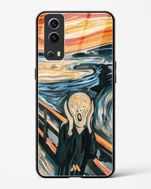 The Scream in Technicolor [Edvard Munch] Glass Case Phone Cover (Vivo)
