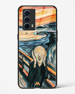 The Scream in Technicolor [Edvard Munch] Glass Case Phone Cover (Vivo)