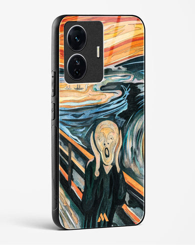 The Scream in Technicolor [Edvard Munch] Glass Case Phone Cover (Vivo)
