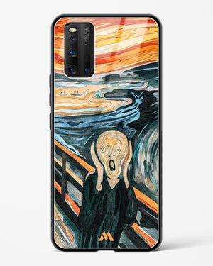 The Scream in Technicolor [Edvard Munch] Glass Case Phone Cover (Vivo)