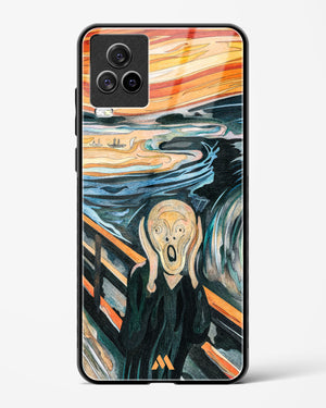 The Scream in Technicolor [Edvard Munch] Glass Case Phone Cover (Vivo)